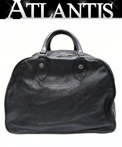 CHROME HEARTS Crossball Leather Gym Bag Size ONE SIZE