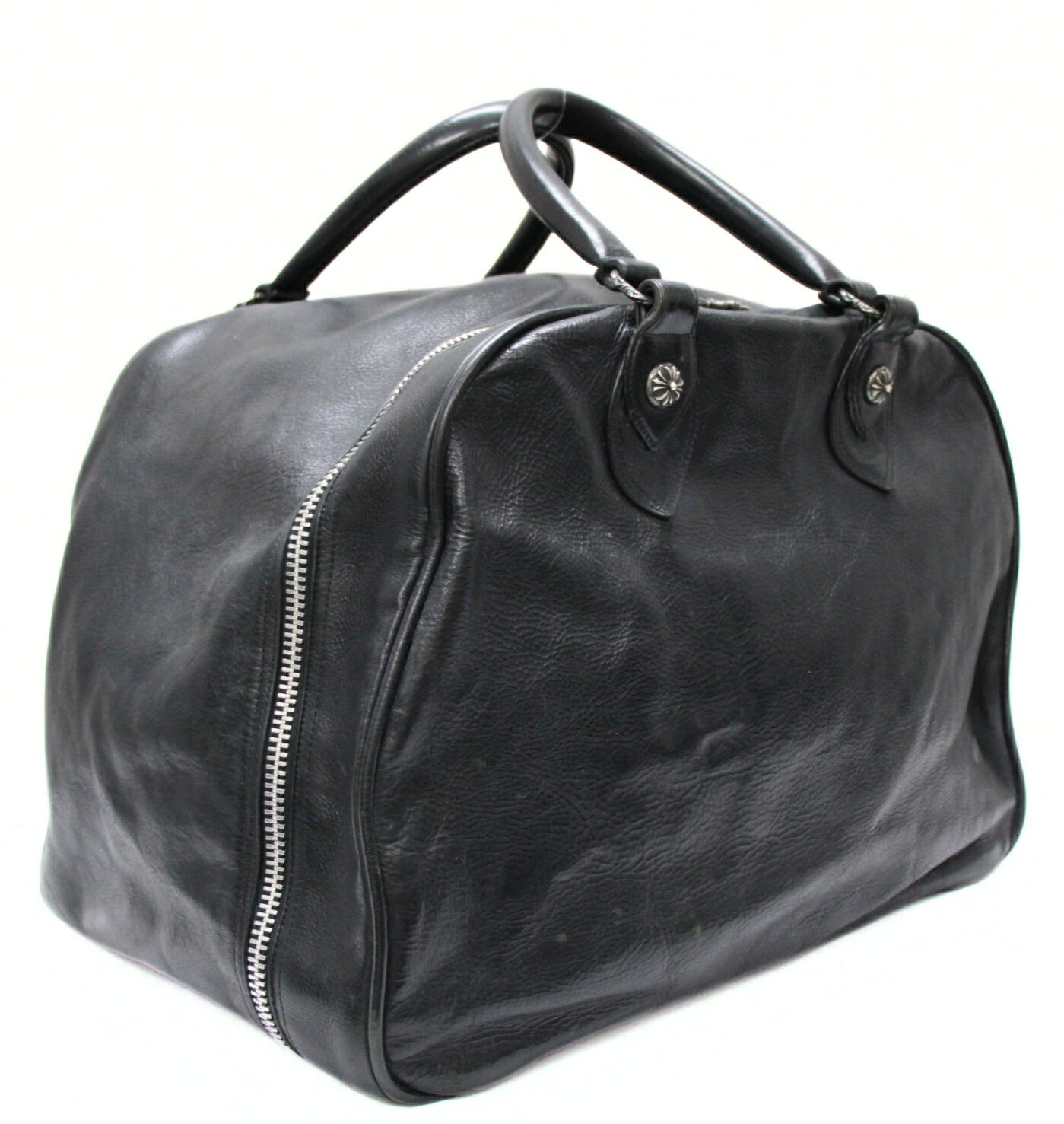 CHROME HEARTS Crossball Leather Gym Bag Size ONE SIZE