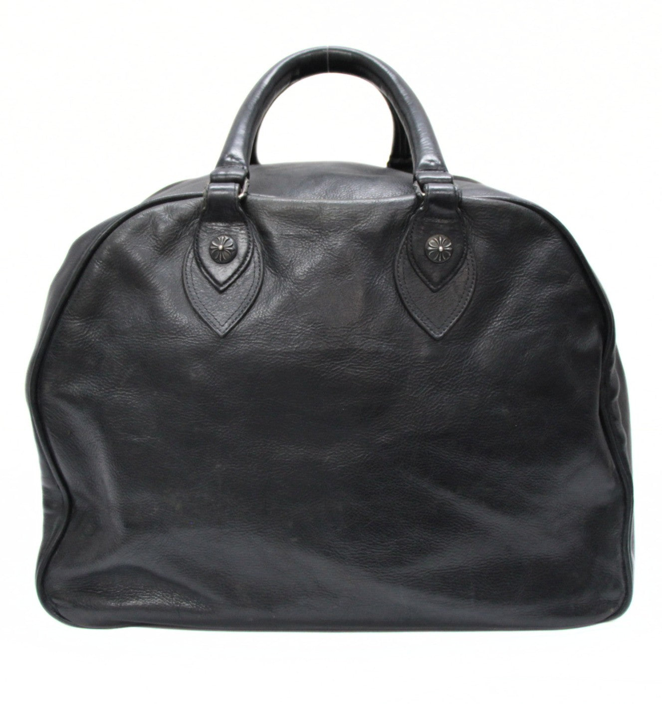 CHROME HEARTS Crossball Leather Gym Bag Size ONE SIZE