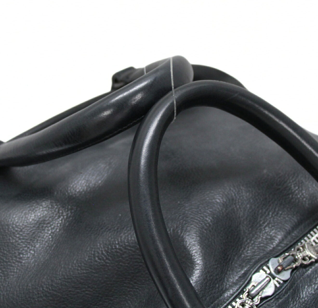 CHROME HEARTS Crossball Leather Gym Bag Size ONE SIZE