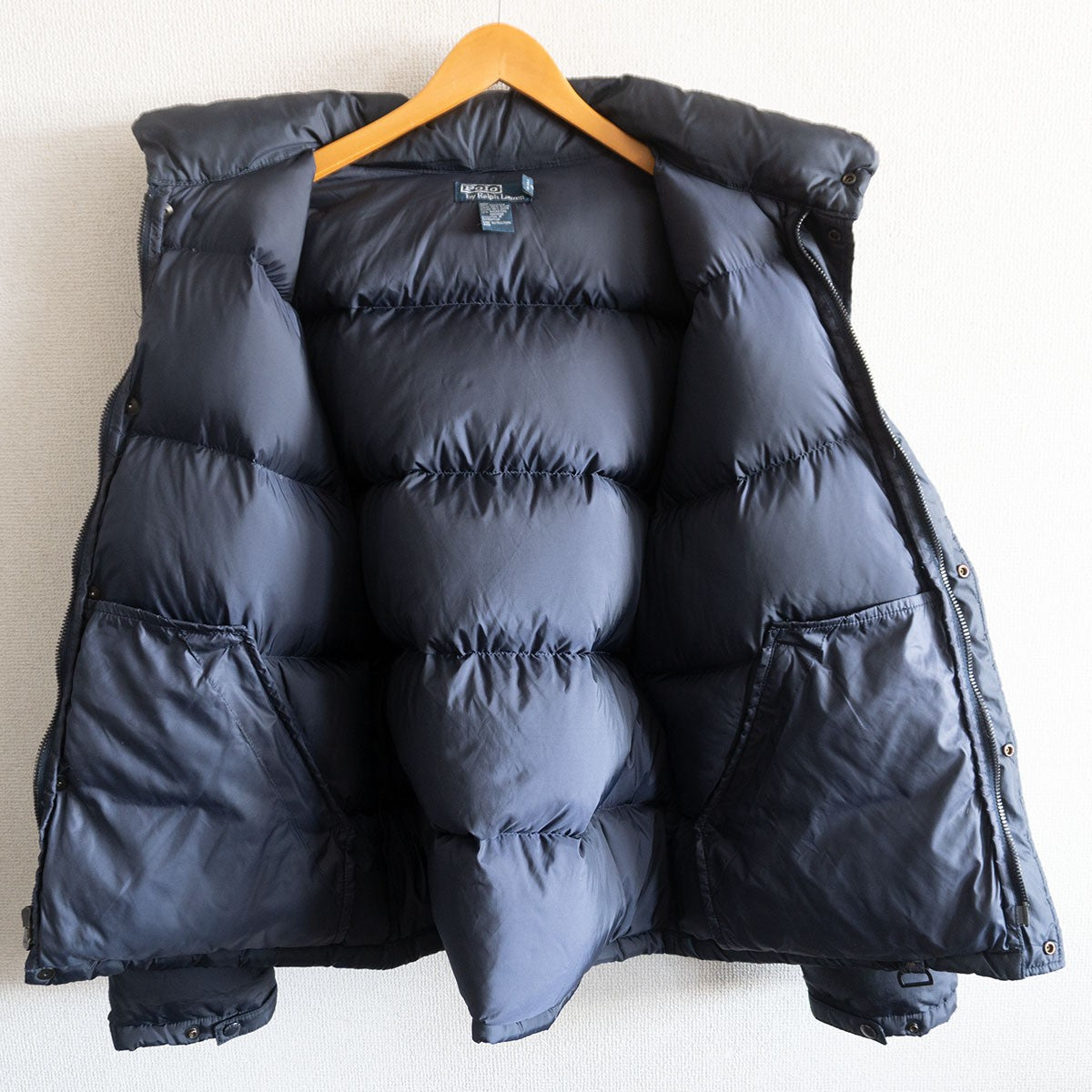 POLO RALPH LAUREN 90s Nuptse Style Down Jacket Blue Size L