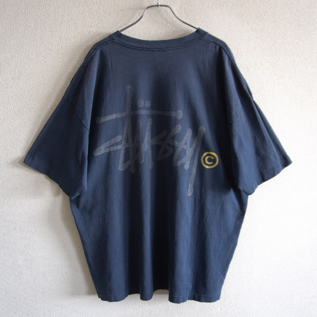 Stussy 80S Double-sided print T-shirt Size XXL