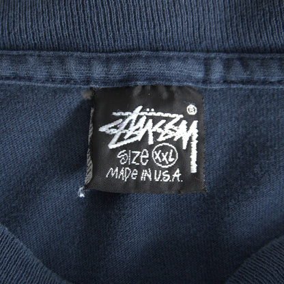 Stussy 80S Double-sided print T-shirt Size XXL