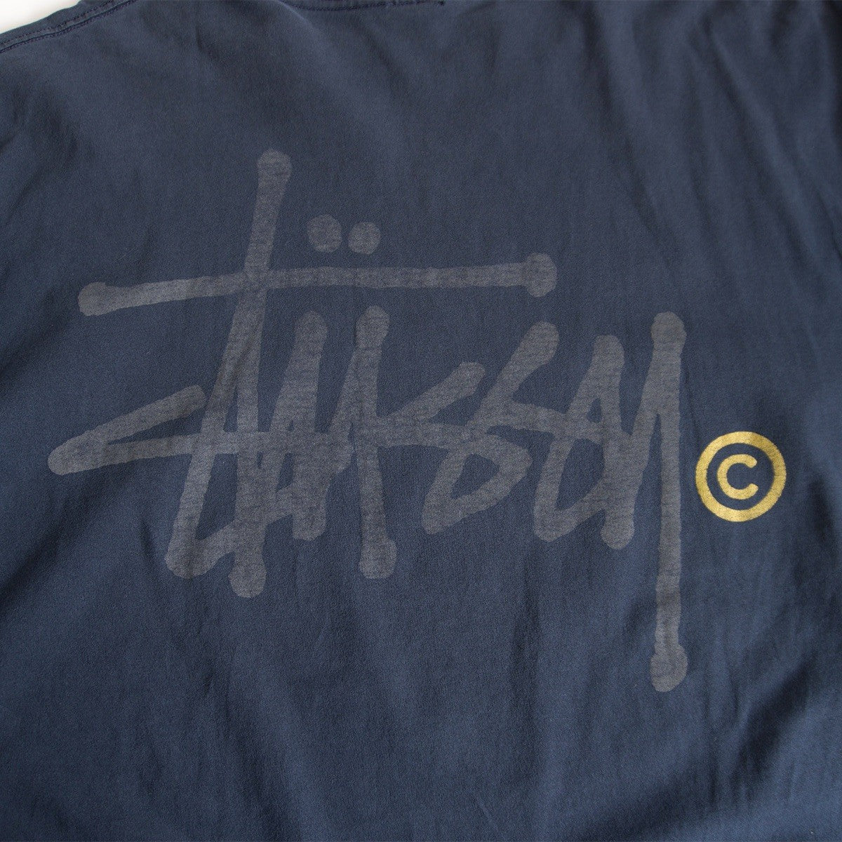 Stussy 80S Double-sided print T-shirt Size XXL