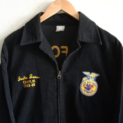 AAA California FFA Corduroy Embroidered Work Jacket Size XS