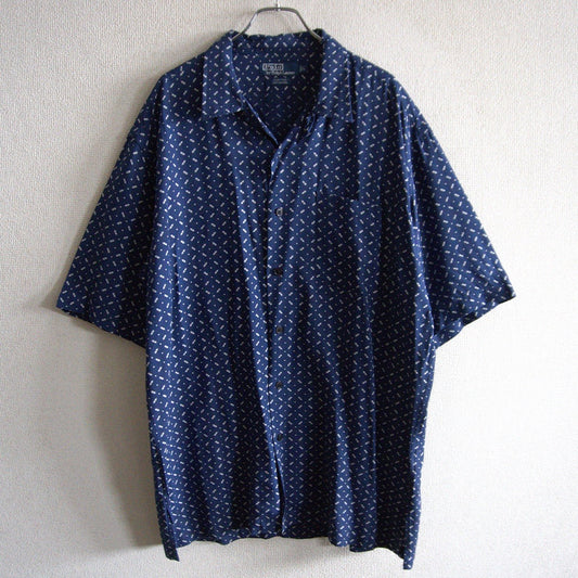 POLO RALPH LAUREN Clayton Rayon Open Collar Shirt Size L
