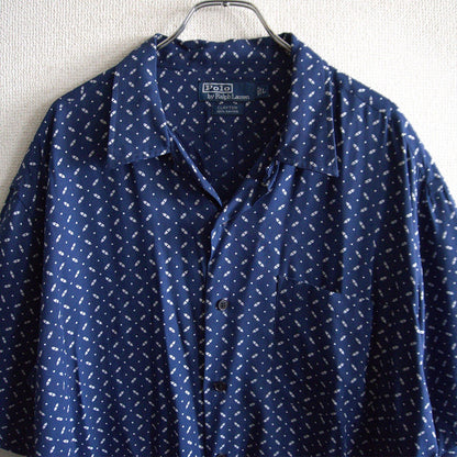 POLO RALPH LAUREN Clayton Rayon Open Collar Shirt Size L