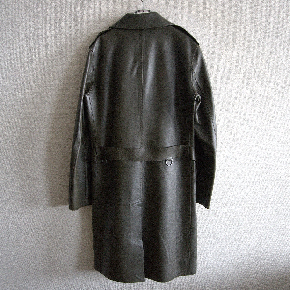 Ralph Lauren Purple Label Sheep Leather Trench Coat Size S