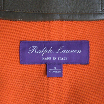 Ralph Lauren Purple Label Sheep Leather Trench Coat Size S
