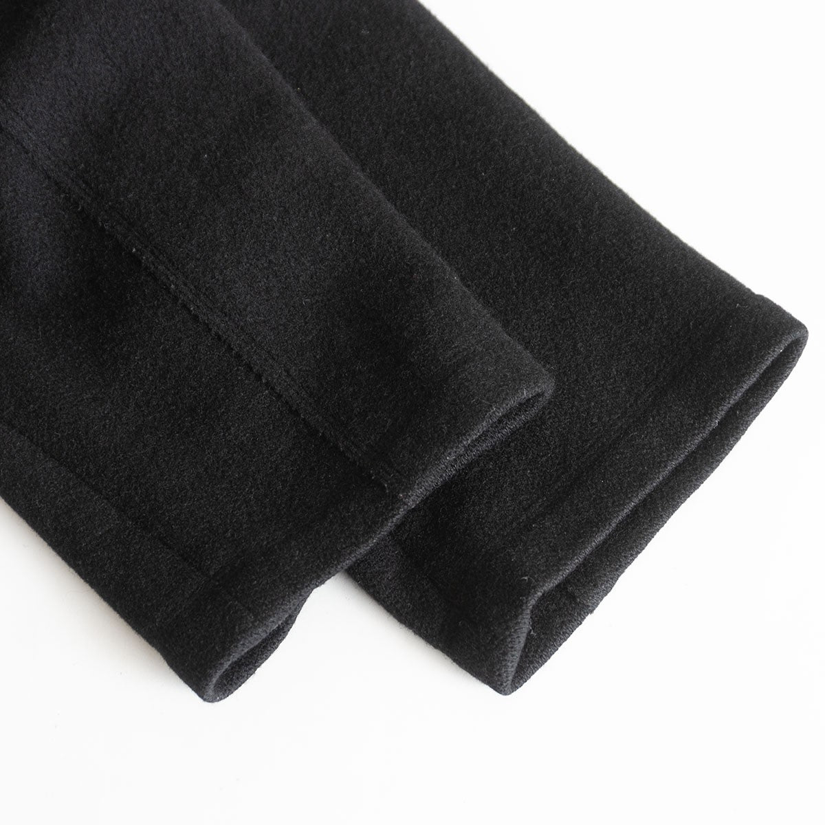 Y's for Men Wool Long Balmacaan Coat Black Size XXL
