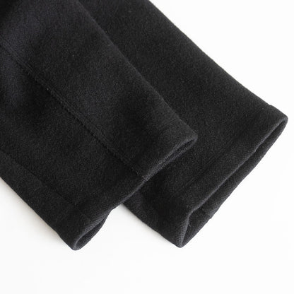 Y's for Men Wool Long Balmacaan Coat Black Size XXL