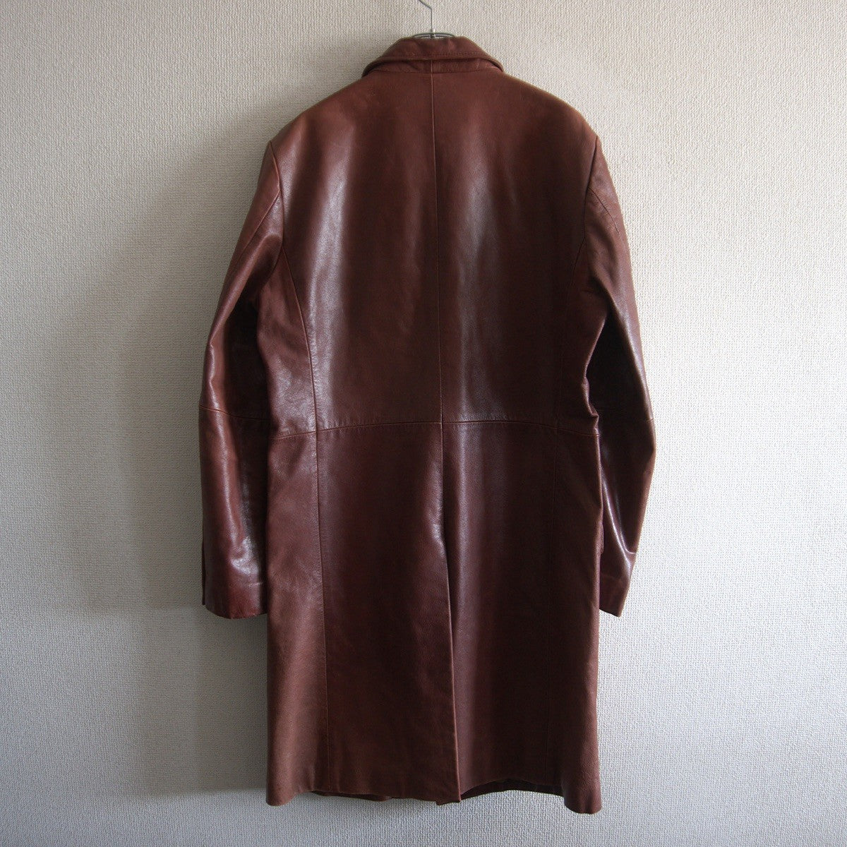 Tornado Mart Buffalo Leather Long Coat Size L