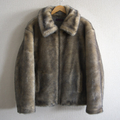 Gosha Rubchinskiy 15AW Faux Fur Boa Jacket Size M