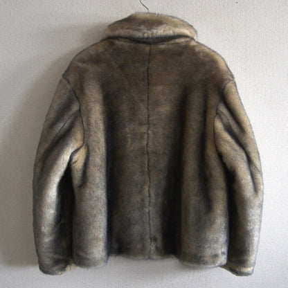 Gosha Rubchinskiy 15AW Faux Fur Boa Jacket Size M