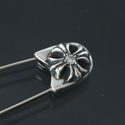 CHROME HEARTS Large Safety Pin 1P Diamond Size ONE SIZE