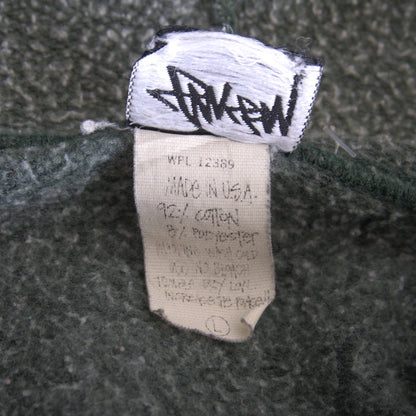 Stussy 80S Mock neck hoodie Size XXL