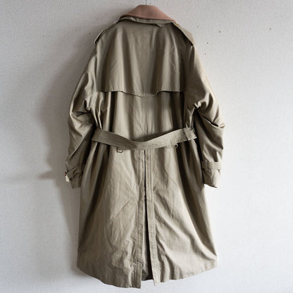 vintage Burberrys 52RE Cotton Trench Coat Size 52
