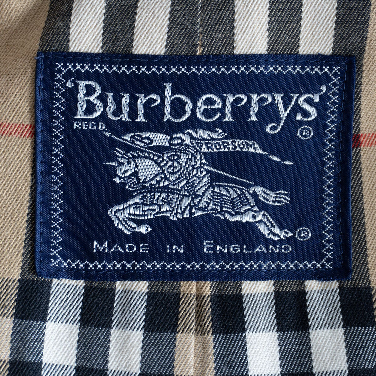 vintage Burberrys 52RE Cotton Trench Coat Size 52