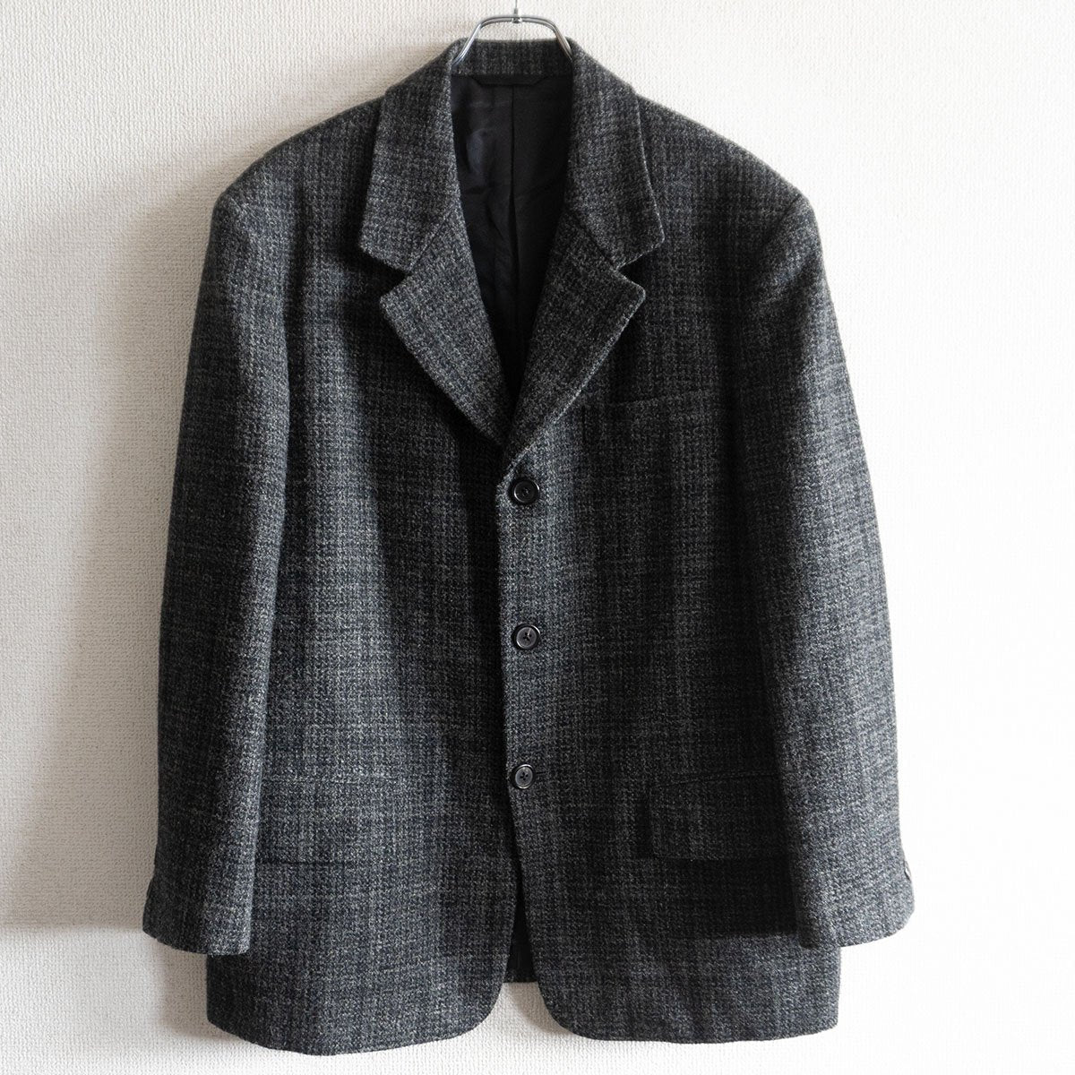 Y's for Men Wool Tweed Tailored Jacket Size M