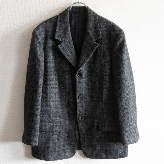 Y's for Men Wool Tweed Tailored Jacket Size M