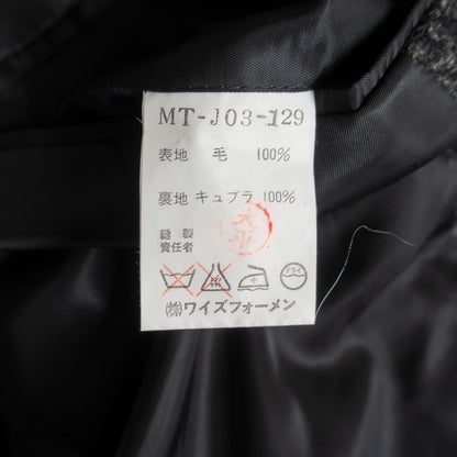 Y's for Men Wool Tweed Tailored Jacket Size M