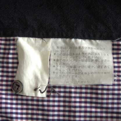 Comme des Garcons 90S Paneled Check Zip Shirt Size XL
