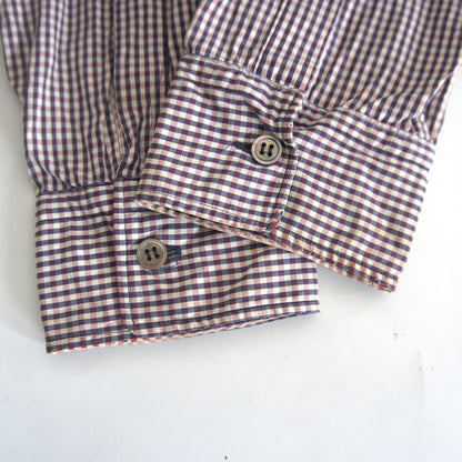 Comme des Garcons 90S Paneled Check Zip Shirt Size XL