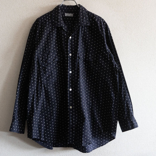COMME des GARCONS HOMME 80s Dot Open Collar Shirt Size XL