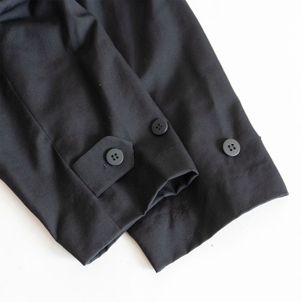Y's for men WORKSHOP Balmacaan Wool Long Coat Black Size XXL