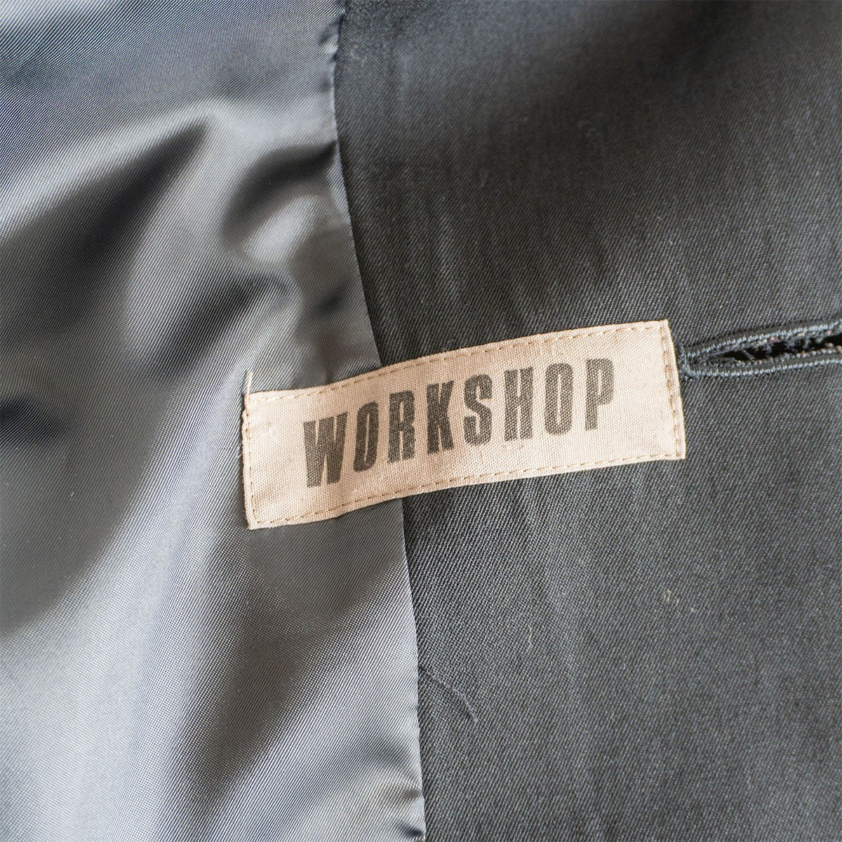 Y's for men WORKSHOP Balmacaan Wool Long Coat Black Size XXL