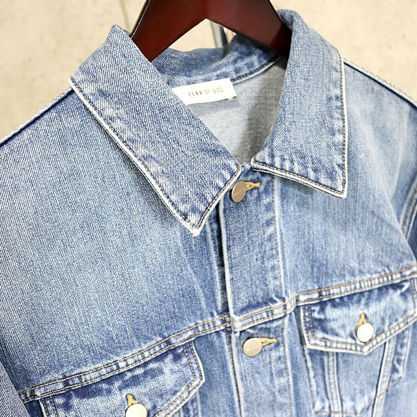 FEAR OF GOD 26SS Classic Trucker Denim Jacket Blue Size M