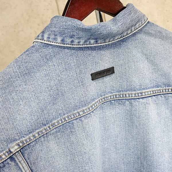 FEAR OF GOD 26SS Classic Trucker Denim Jacket Blue Size M