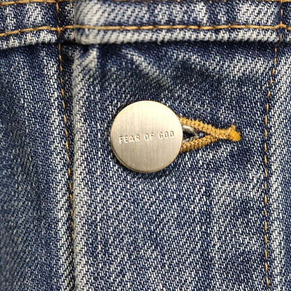 FEAR OF GOD 26SS Classic Trucker Denim Jacket Blue Size M