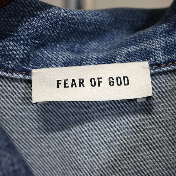 FEAR OF GOD 26SS Classic Trucker Denim Jacket Blue Size M
