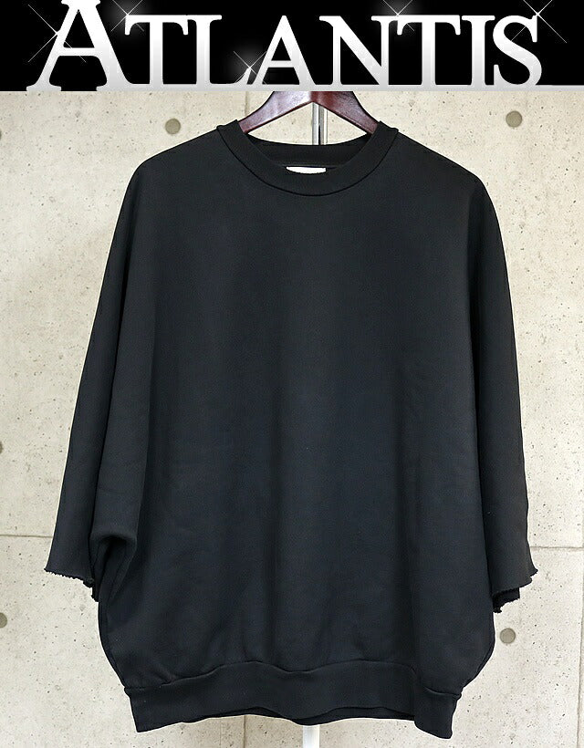 FEAR OF GOD 26SS Cut Sleeve Sweatshirt Black Size L