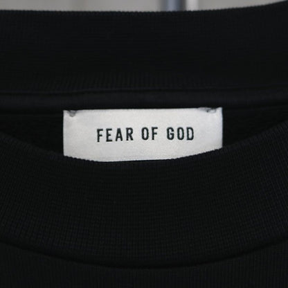 FEAR OF GOD 26SS Cut Sleeve Sweatshirt Black Size L