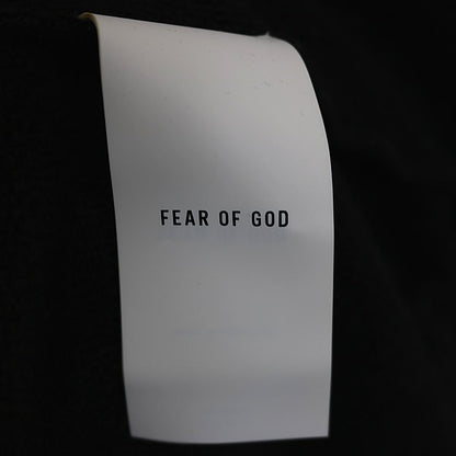 FEAR OF GOD 26SS Cut Sleeve Sweatshirt Black Size L