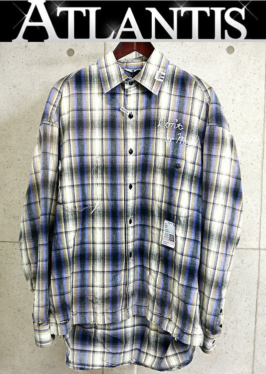 MIHARA YASUHIRO 26SS Vintage Check Shirt Multi Size 46