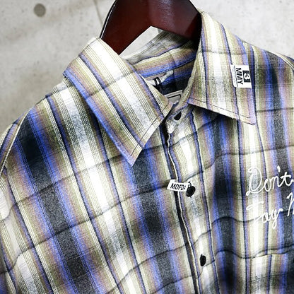 MIHARA YASUHIRO 26SS Vintage Check Shirt Multi Size 46