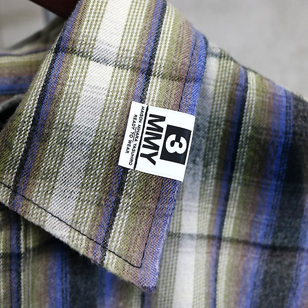 MIHARA YASUHIRO 26SS Vintage Check Shirt Multi Size 46
