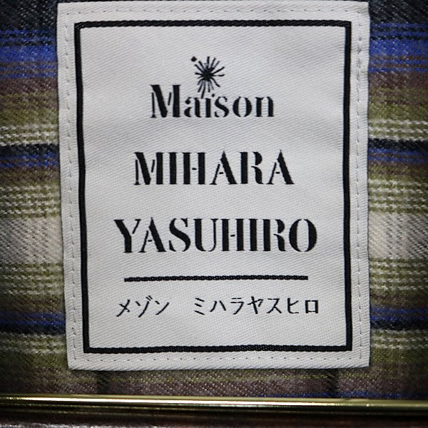 MIHARA YASUHIRO 26SS Vintage Check Shirt Multi Size 46