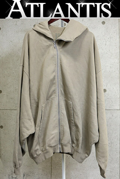 RICK OWENS DRKSHDW Mega Mountain Hoodie Beige Size XXL