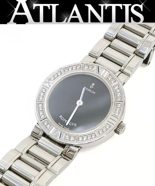 CORUM Romulus Diamond Bezel Watch SS