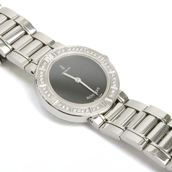 CORUM Romulus Diamond Bezel Watch SS