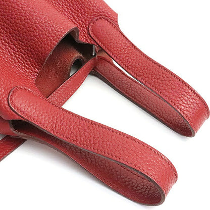 HERMES Picotin Lock PM Rouge Casaque Handbag Size ONE SIZE