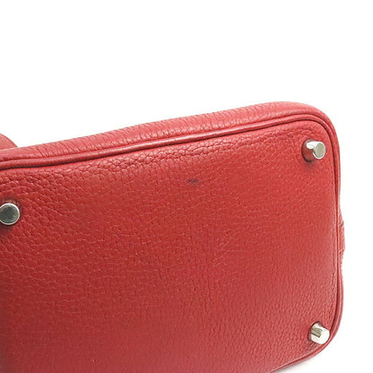 HERMES Picotin Lock PM Rouge Casaque Handbag Size ONE SIZE