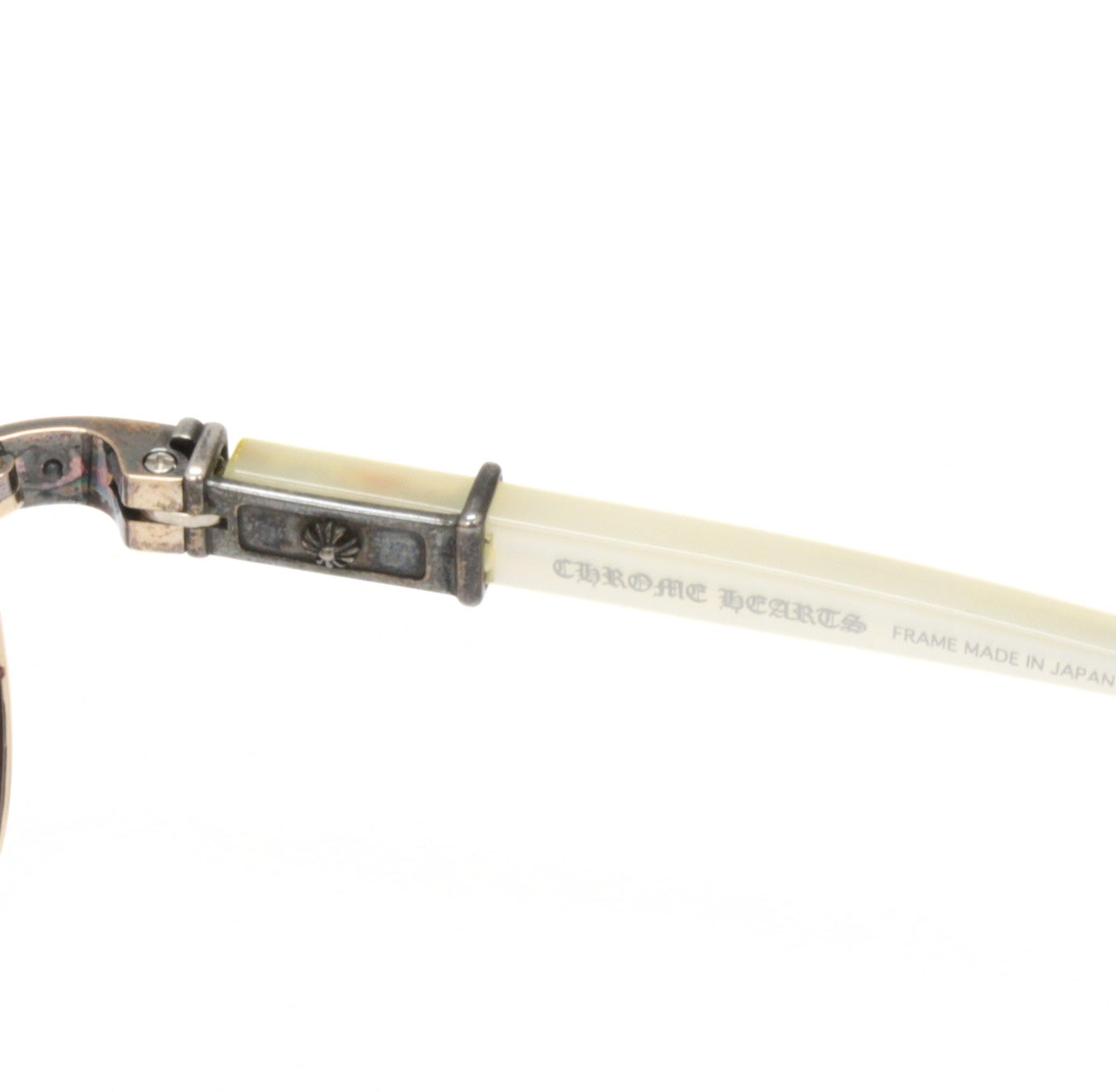CHROME HEARTS BABY Sunglasses White/Silver Size ONE SIZE