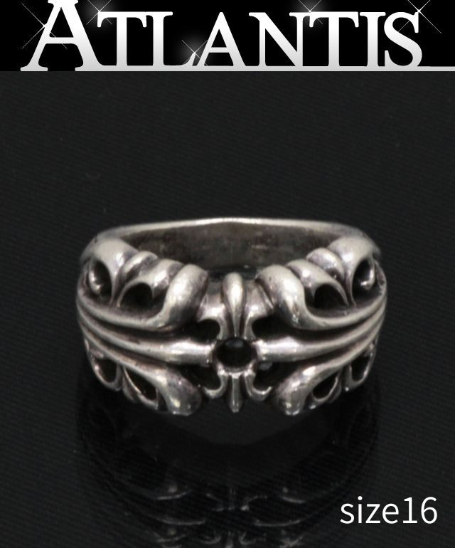 CHROME HEARTS K&T Ring SV925 Silver Size ONE SIZE