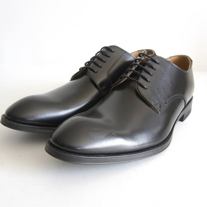 REGAL Black Plain Toe Leather Shoes Size 8.5