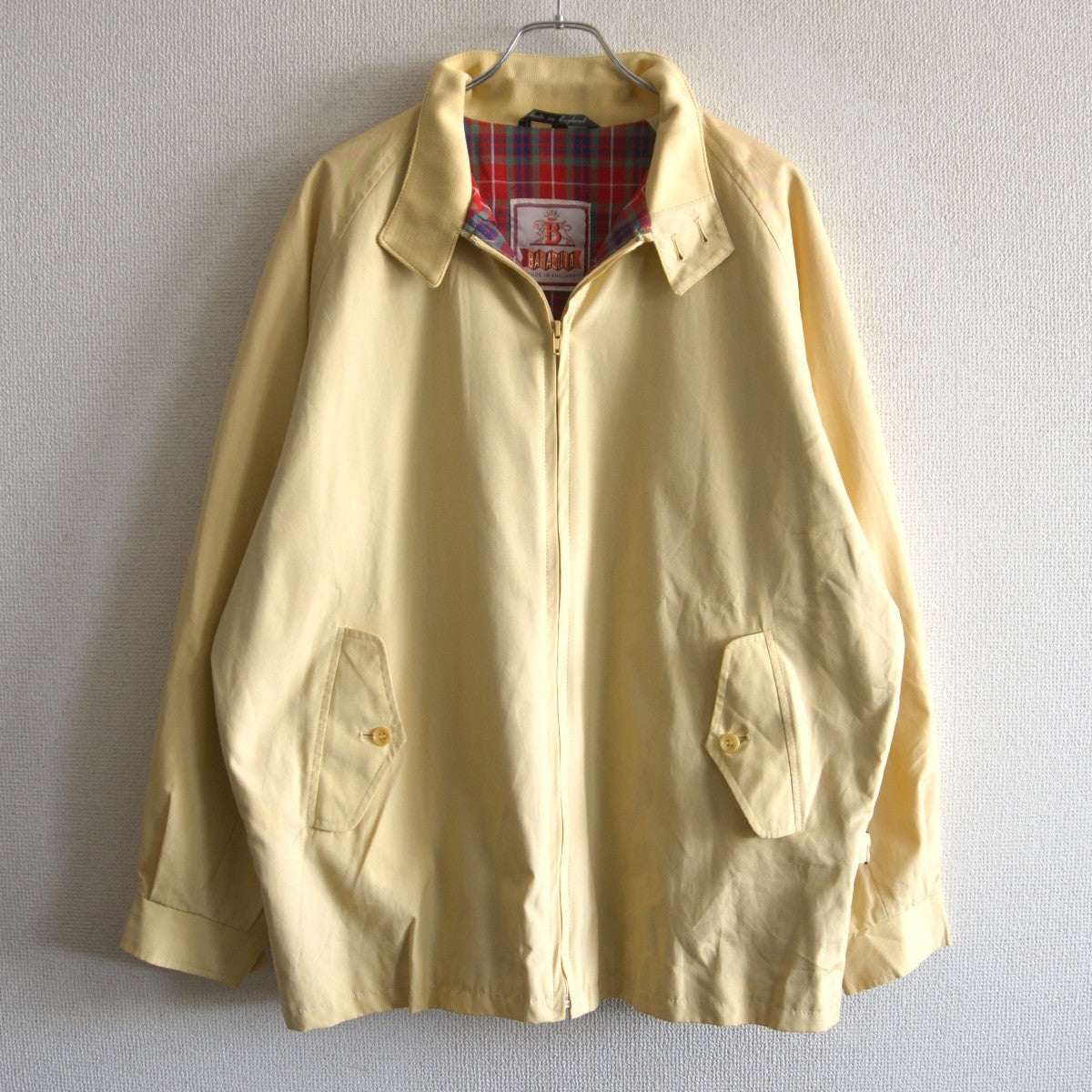 Baracuta G4 Swingtop Car Coat Yellow Size 42